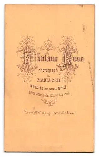 Fotografie Nikulaus Kuss, Maria-Zell, Neustädtergasse 73, Ansicht Maria-Zell, Blick auf Basilika Mariä Geburt