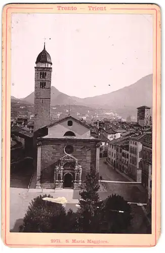 Fotografie Dienzel & Langer, Wien, Favoritenstrasse 54, Ansicht Trient, Blick auf S. Maria Maggiore