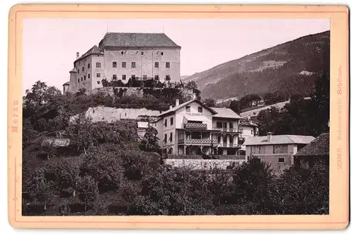 Fotografie Diezel & Langer, Wien, Favoritenstr. 54, Ansicht Meran, Schlosswirtschaft mit Schloss