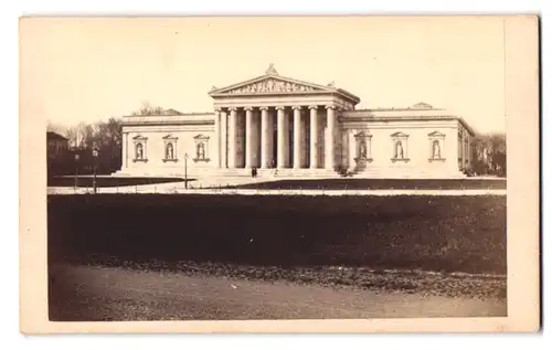 Fotografie unbekannter Fotograf, Ansicht München, Blick auf die Glyptothek