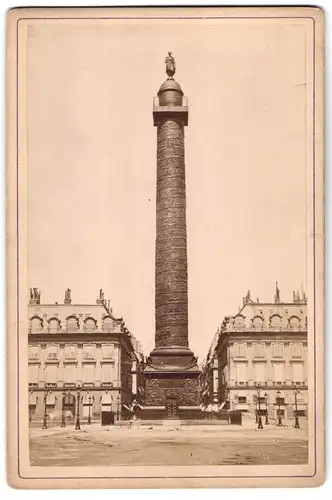 Fotografie unbekannter Fotograf, Ansicht Paris, Siegessäule am Place Vendôme