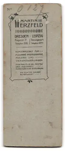 Fotografie Herzfeld, Dresden, Pragerstrasse 7, Beleibte junge Frau im Sonntagskleid