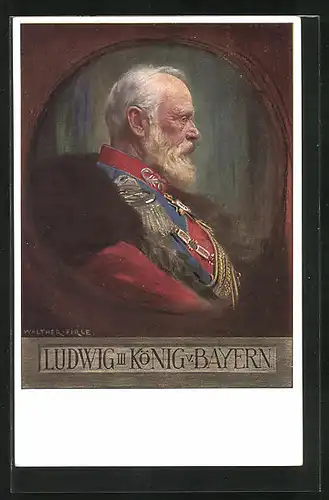 AK Porträtbild von König Ludwig III. von Bayern in Uniform