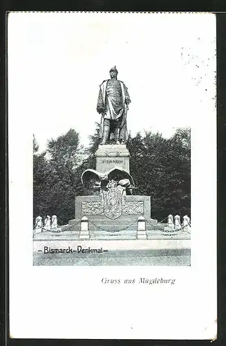 AK Magdeburg, Bismarck-Denkmal