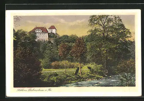 AK Bieberstein, Wasserlauf und Wald am Schloss