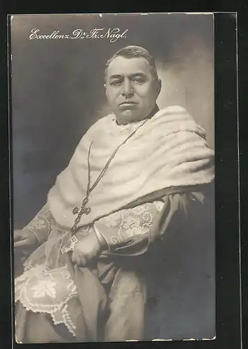 AK Portrait von Excellenz Dr. Fr. Nagl