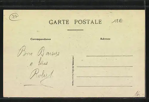 AK Crouy-sur-Ourcq, Rue de Montanglos