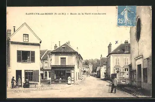 AK Saint-Cyr-sur-Morin, Route de la Ferte-sous-Jouarre