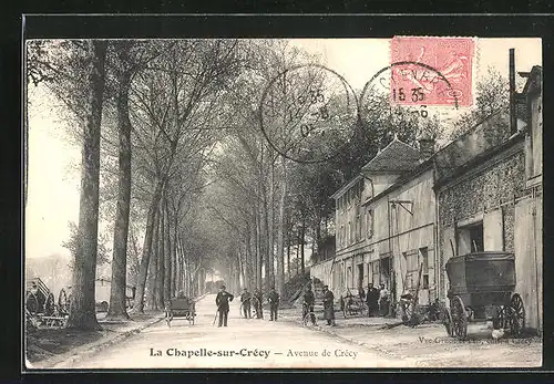 AK La Chapelle-sur-Crecy, Avenue de Crecy