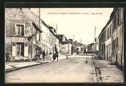 AK Nanteuil-les-Meaux-Chermont, rue Gallieni