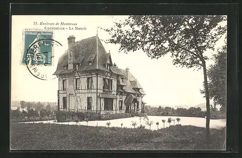 AK Courbeton, Le Manoir, Environs de Montereau