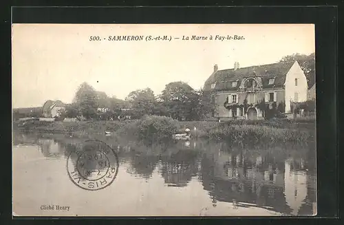 AK Sammeron, La Marne á Fay-le-Bac