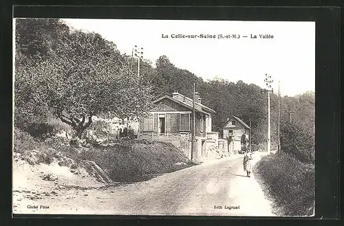 AK Celle-sur-Seine, La Vallée