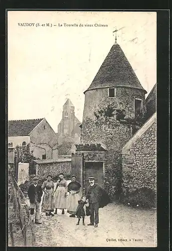 AK Vaudoy, La Tourelle du vieux Chateau
