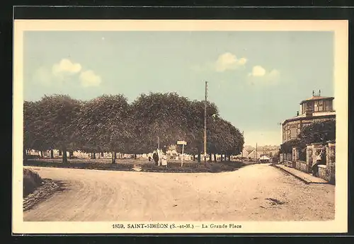 AK Saint-Siméon, La Grande Place