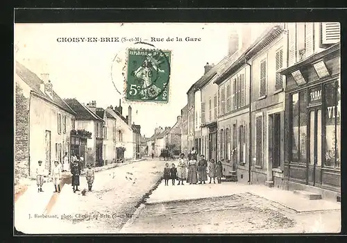 AK Choisy-en-Brie, Rue de la Gare