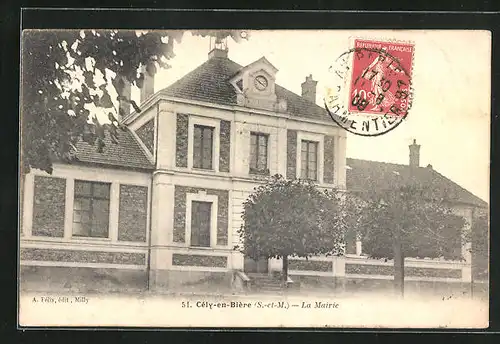 AK Cély-en-Bière, La Mairie