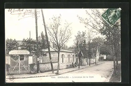 AK Brolles, L`Avenue de la Gare