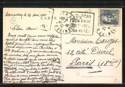 AK Sainte-Mesme, Poste du Pavillon