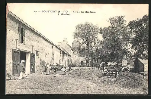 AK Boutigny, Ferme des Baudouin à Marchais