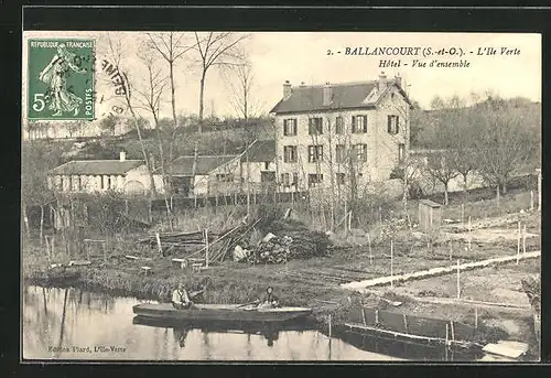 AK Ballancourt, L`Ile Verte, Hôtel, Vue d`ensemble