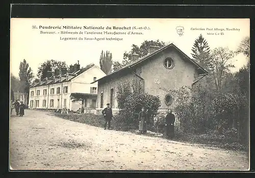 AK Bouchet, Poudrerie Militaire Nationale du Bouchet, Bureaux