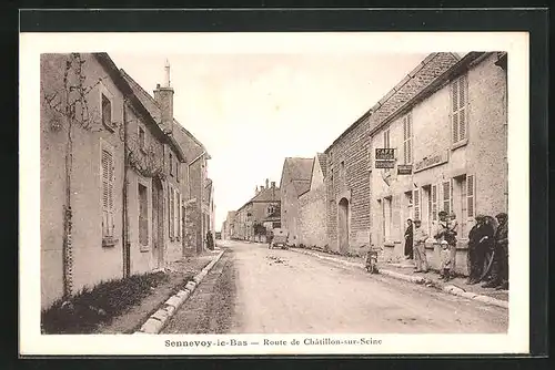 AK Sennenoy-le-Bas, Route de Chatillon-sur-Seine