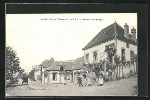 AK Saint-Martin-sur-Ouanne, Route de Charny