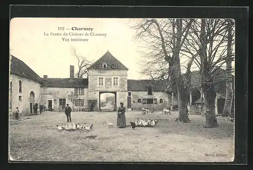 AK Charmoy, La Ferme du Chateau de Charmoy Vue interieure