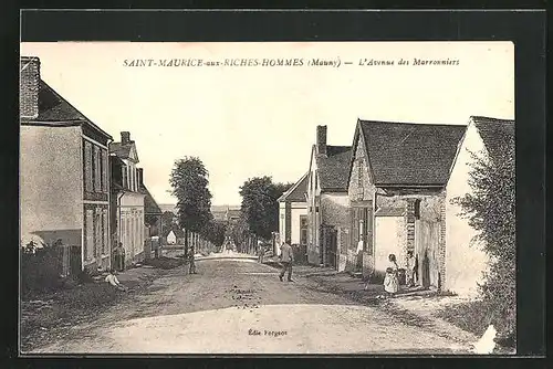 AK Saint-Maurice-aux-Riches-Hommes, L`Avenue des Marronniers