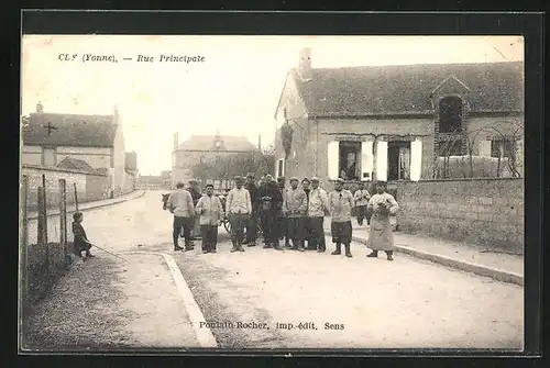 AK Yonne, Rue Principale