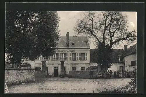 AK Chamoux, Mairie et Maison d`Ècole