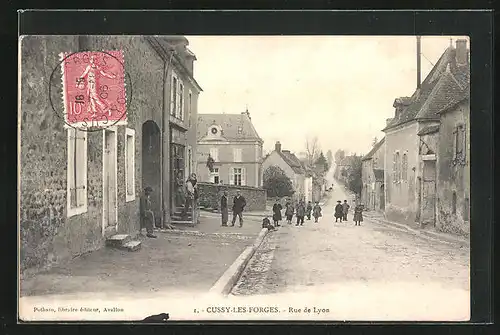 AK Cussy-les-Forges, Rue de Lyon