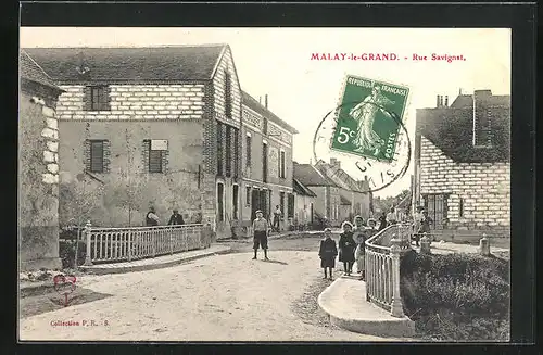 AK Malay-le-Grand, Rue Savignat