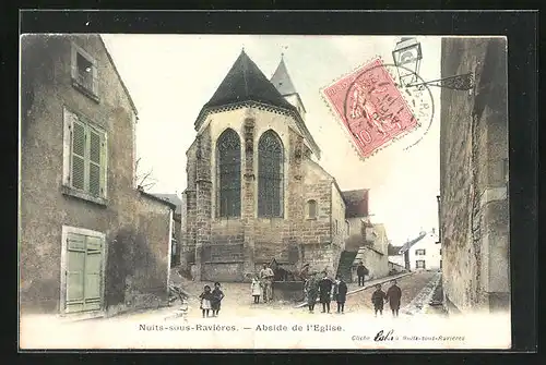 AK Nuits-sous-Ravières, Abside de l`Eglise