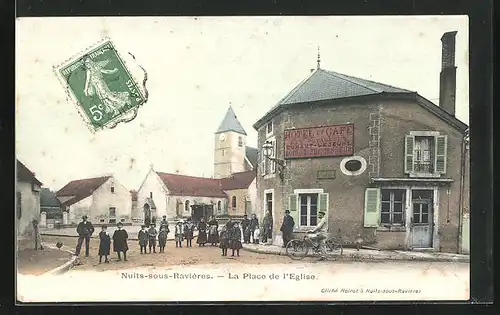 AK Nouts-sous-Ravières, La Place de l`Eglise