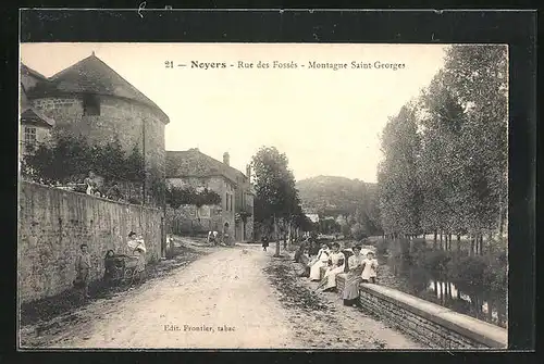 AK Noyers, Rue des Fossés, Montagne Saint-Georges