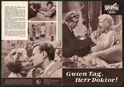 Filmprogramm PFP Nr. 131 /59, Guten Tag, Herr Doktor!, Noel-Noel, Georges Descrieres, Regie: Louis Cuny
