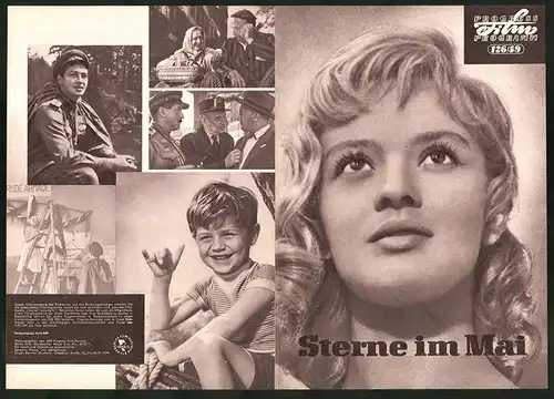 Filmprogramm PFP Nr. 126 /59, Sterne im Mai, Alexander Chanow, Misa Staninec, Regie: Stanislaw Rostozki