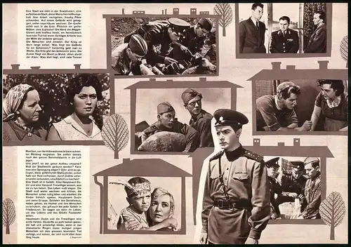 Filmprogramm PFP Nr. 119 /59, Eine Stadt in Alarm, O. Strishenow, I. Kutjanski, Regie: Nikolai Rosanzew