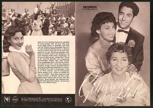 Filmprogramm PFI Nr. 5 /57, Gitarren der Liebe, Vico Torriani, Annunzio Mantovani, Regie: Werner Jacobs