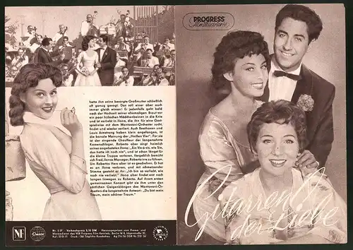 Filmprogramm PFI Nr. 5 /57, Gitarren der Liebe, Vico Torriani, Annunzio Mantovani, Regie: Werner Jacobs