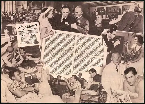 Filmprogramm IFB Nr. 3248, Die Männer, Marlon Brando, Teresa Wright, Regie: Fred Zinnemann