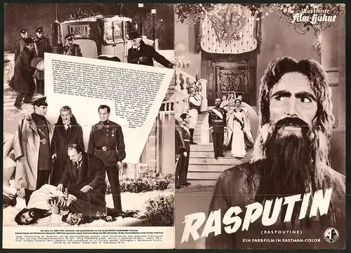 Filmprogramm IFB Nr. 2449, Rasputin, Pierre Brasseur, Isa Miranda, Regie: Georges Combret