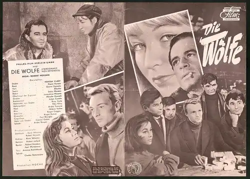 Filmprogramm DNF, Die Wölfe, Marina Vlady, Pierre Vaneck, Regie: Robert Hossein