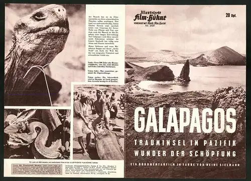 Filmprogramm IFB Nr. 6439, Galapagos - Trauminsel im Pazifik, Produktion u. Regie: Heinz Sielmann, Naturdokumentation
