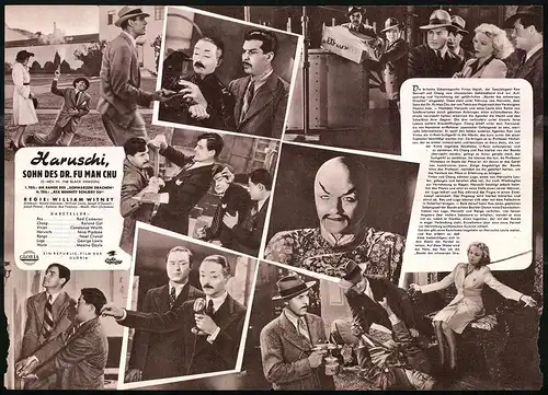 Filmprogramm IFB Nr. 2273, Haruschi - Sohn des Doktor Fu Man Chu, R. Cameron, R. Got, Regie: W. Witney