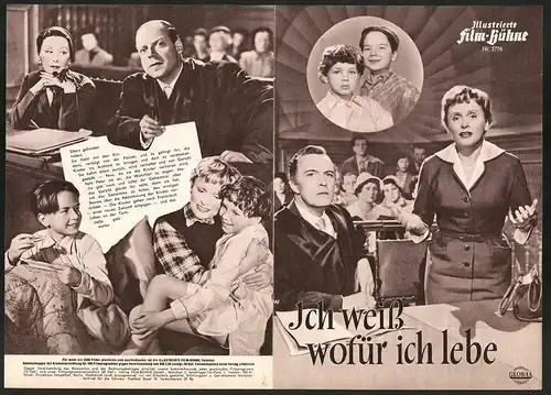 Filmprogramm IFB Nr. 2776, Ich weiss wofür ich lebe, Luise Ullrich, Robert Freytag, Regie: Paul Verhoeven