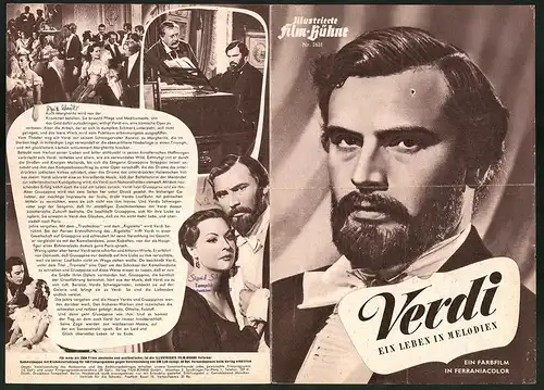 Filmprogramm IFB Nr. 2631, Verdi - Ein Leben in Melodien, Pierre Cressoy, Anna M. Ferrero, Regie: Raffaello Matarazzo