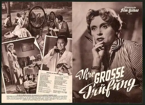 Filmprogramm IFB Nr. 2623, Ihre grosse Prüfung, Luise Ullrich, Hans Söhnker, Regie: Rudolf Jugert